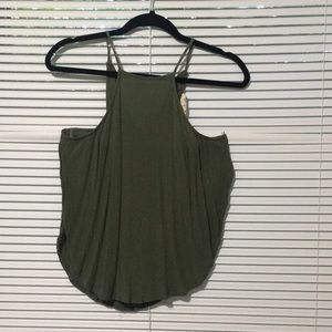Breezy open side green tank